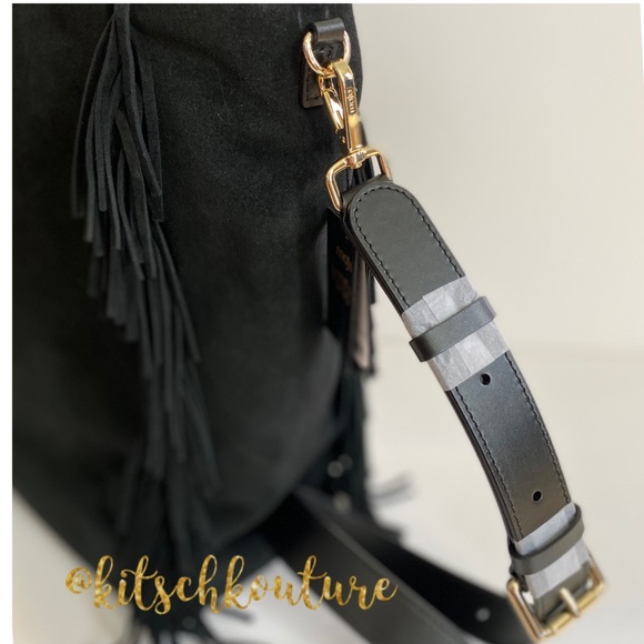 Maje Suede Tote Bag - Picture 5 of 7